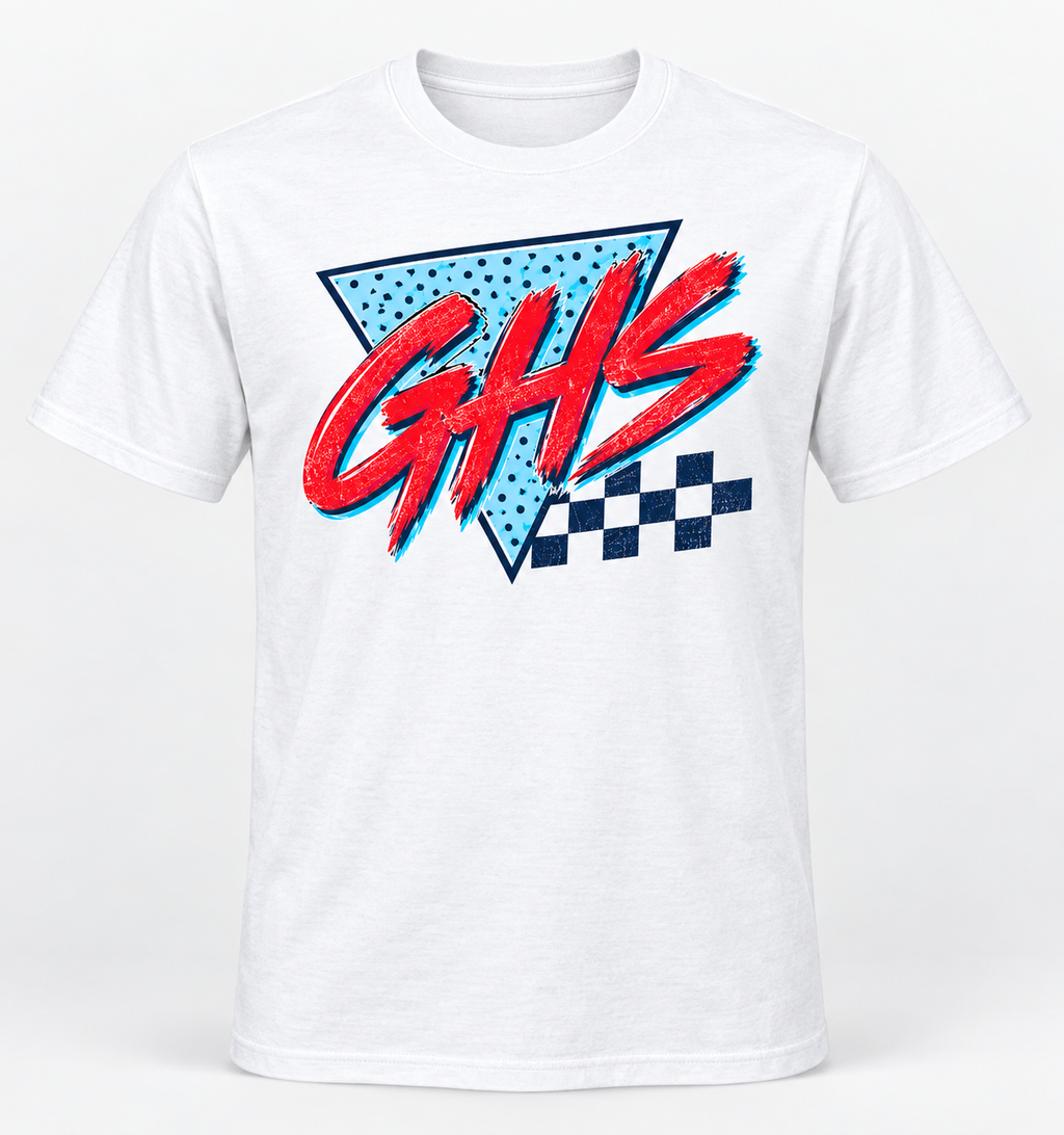 Glenbrook Retro Spirit Tee | White GHS Shirt