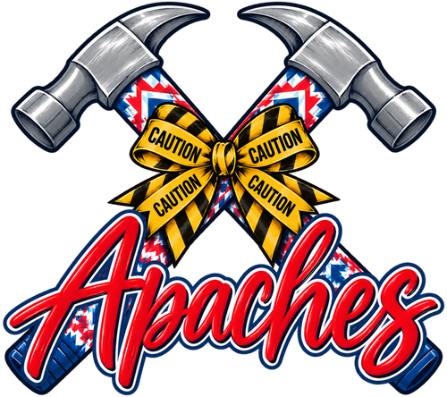 Apaches crossed hammers Construction Day design