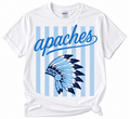 Apaches Striped Headdress Tee