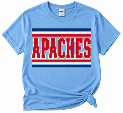 Apaches Varsity Stripe Tee